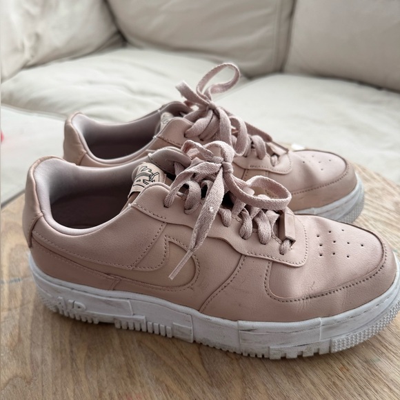 NIKE Air Force 1 Pixel Particle Dusty Pink Women’s Shoes Size 8.5 - Picture 5 of 9